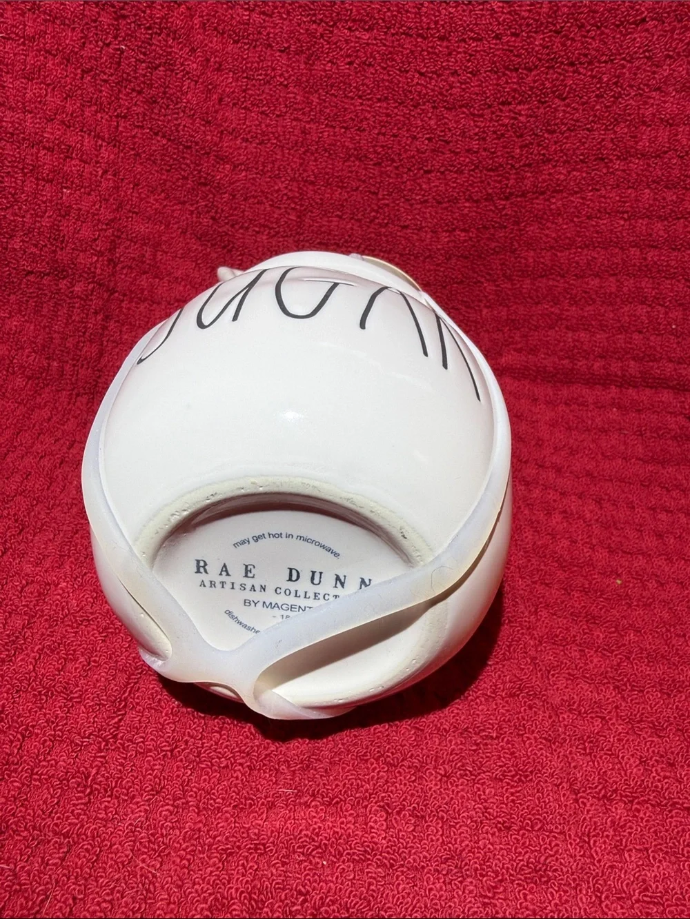 Rae Dunn Easter sugar jar with bunny lid